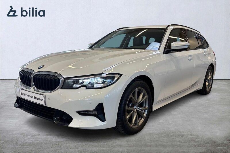 Vit Begagnad 2020 BMW 320 Sport Line Kombi | 269 000 kr (Bra pris) - Bild 1/3