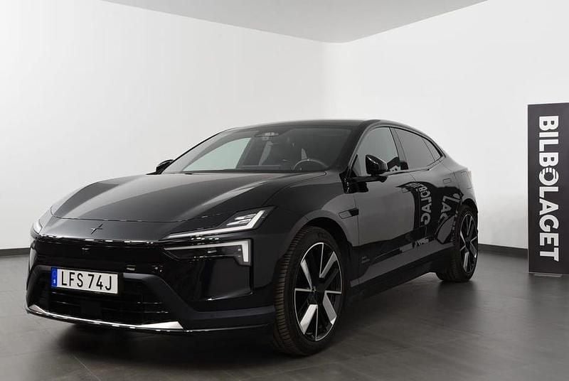 Svart Begagnad 2024 Polestar 4 Long Range Dual motor SUV | 679 500 kr (Marknadspris) - Bild 1/4