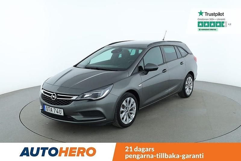 Grå Begagnad 2019 Opel Astra Enjoy Kombi | 129 000 kr (Marknadspris) - Bild 1/4