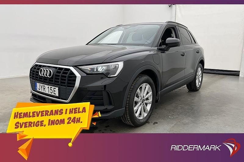 Svart Begagnad 2022 Audi Q3 Proline SUV | 359 800 kr (Marknadspris) - Bild 1/3