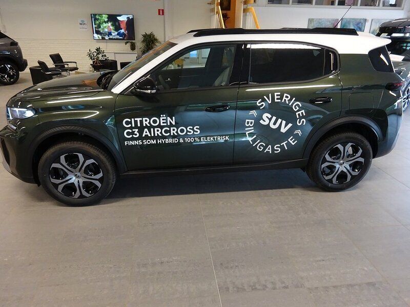 Grön Ny 2025 Citroën C3 Aircross PureTech SUV | 233 700 kr - Bild 1/4