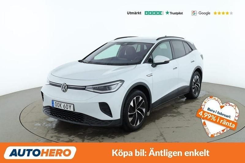 Begagnad VW ID.4 Pro Performance 210 kW (286 HK) 2022 Vit SUV