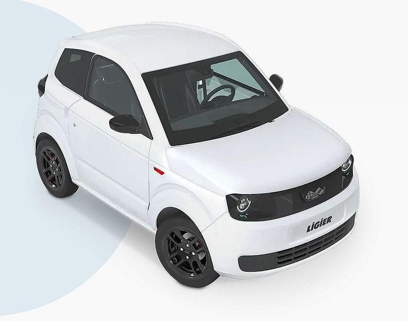 Ny Ligier Myli 2025 Svart eller vit Halvkombi