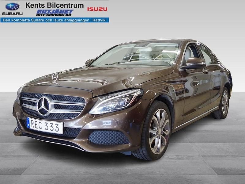 Mörkbrun Begagnad 2016 Mercedes C220 Avantgarde Sedan | 199 000 kr (Marknadspris) - Bild 1/4
