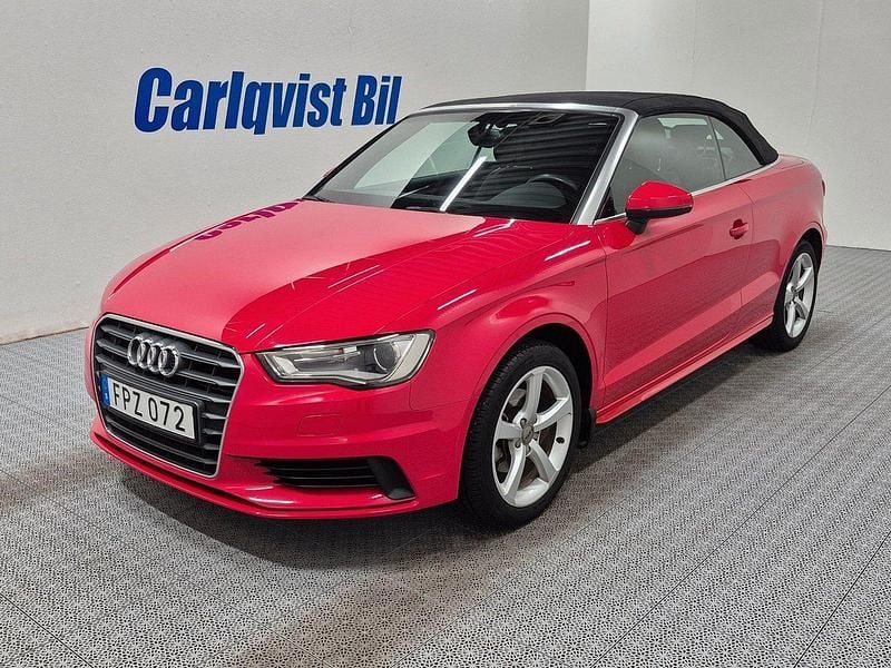 Röd Begagnad 2015 Audi A3 Cabriolet Cab | 179 000 kr (Marknadspris) - Bild 1/4