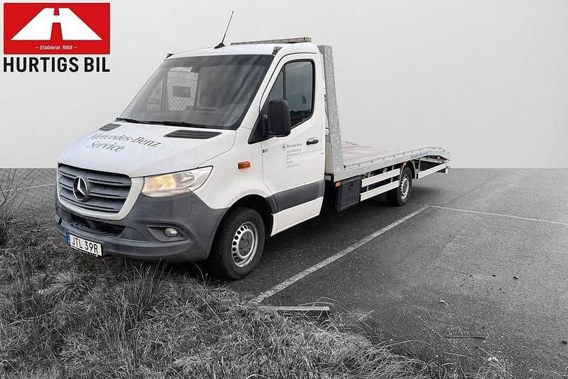 Vit Begagnad 2019 Mercedes Sprinter Van | 437 500 kr (Marknadspris) - Bild 1/4