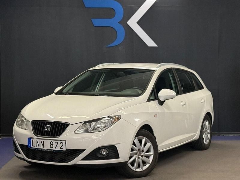 Vit Begagnad 2010 Seat Ibiza ST Style Kombi | 59 900 kr (Marknadspris) - Bild 1/4