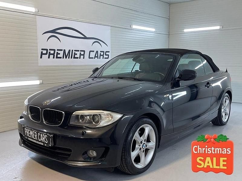 Svart Begagnad 2012 BMW 120 Cabriolet Cab | 139 900 kr - Bild 1/4