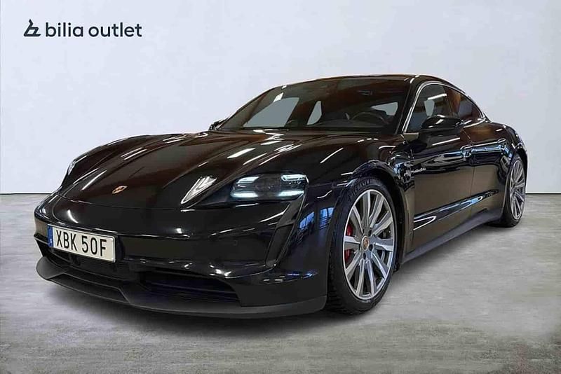 Svart Begagnad 2021 Porsche Taycan 4S Sedan | 564 900 kr - Bild 1/1