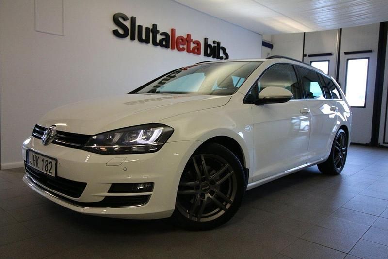 Vit Begagnad 2014 VW Golf VII GT Kombi | 119 900 kr (Marknadspris) - Bild 1/4