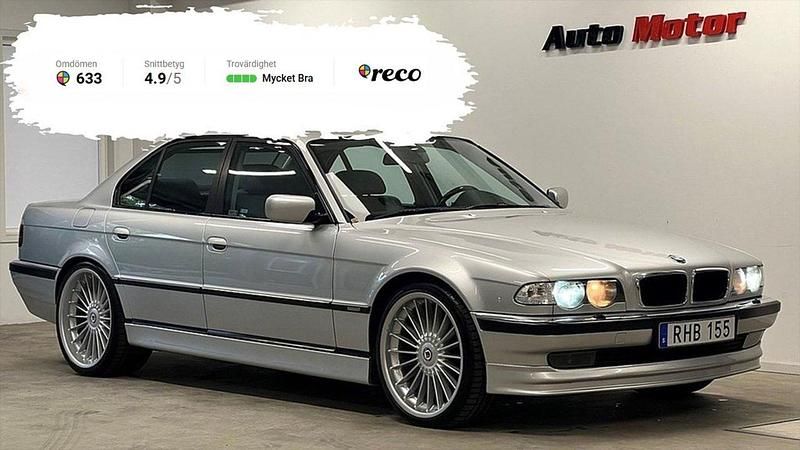 Ljusgrå Begagnad 2000 BMW 740 Sedan | 179 900 kr - Bild 1/3