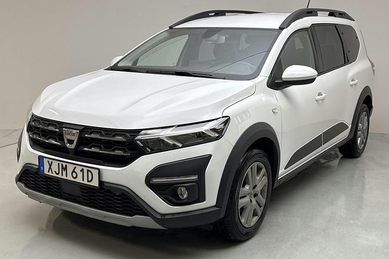 Vit Begagnad 2022 Dacia Jogger | 159 800 kr (Marknadspris) - Bild 1/4