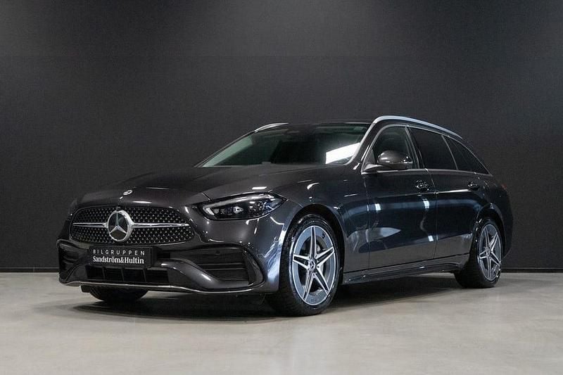 Begagnad Mercedes C300 AMG Line Premium Plus 313 HK (230 kW) 2025 Grafitgrå metallic