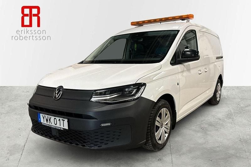 Vit Begagnad 2022 VW Caddy Maxi Minibuss | 259 900 kr (Lite dyr) - Bild 1/4