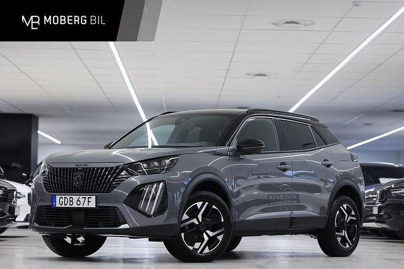 Grå Begagnad 2024 Peugeot 2008 GTi SUV | 249 900 kr (Marknadspris) - Bild 1/3