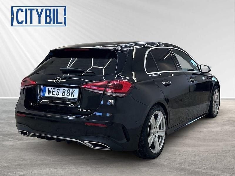 Begagnad Mercedes A220 AMG Line Premium 190 HK (139 kW) 2019 Svart Halvkombi