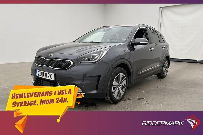 Grå Begagnad 2018 Kia Niro Advance SUV | 184 800 kr (Lite dyr) - Bild 1/3