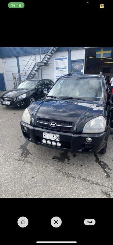 Svart Begagnad 2007 Hyundai Tucson SUV | 20 000 kr (Superpris) - Bild 1/2