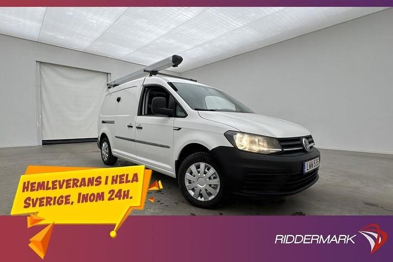 Vit Begagnad 2017 VW Caddy Maxi Minibuss | 109 800 kr (Bra pris) - Bild 1/3