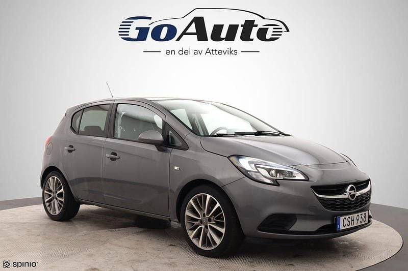 Grå Begagnad 2015 Opel Corsa Eco Halvkombi | 69 500 kr (Marknadspris) - Bild 1/4