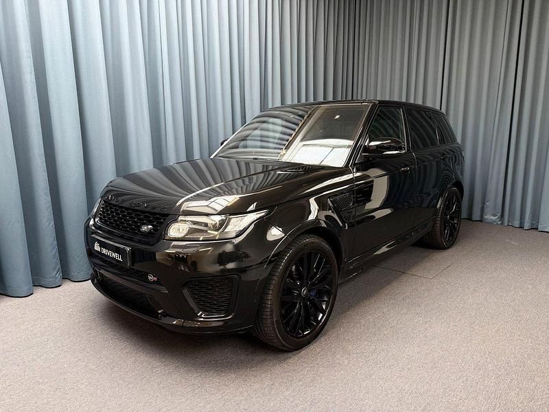 Svart Begagnad 2017 Land Rover Range Rover Sport SVR SUV | 679 000 kr - Bild 1/4