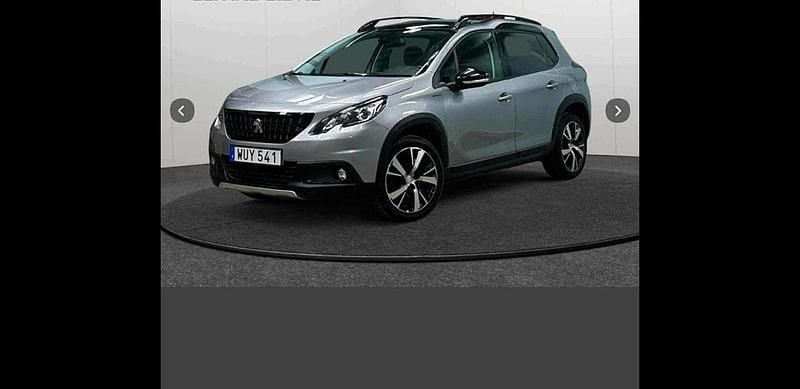 Grå Begagnad 2018 Peugeot 2008 GT SUV | 125 000 kr (Marknadspris) - Bild 1/3