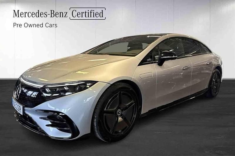 Silver Begagnad 2023 Mercedes EQS580 AMG Halvkombi | 999 000 kr - Bild 1/1