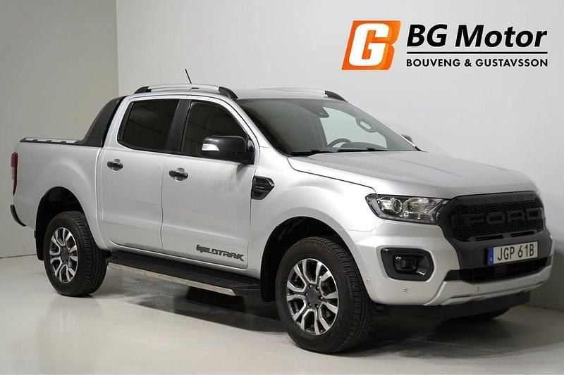 Grå Begagnad 2019 Ford Ranger Wildtrack Pickup | 319 700 kr (Superpris) - Bild 1/4