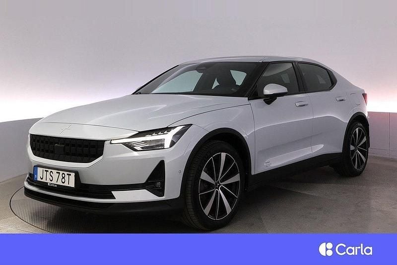 Silver Begagnad 2021 Polestar 2 Pilot Sedan | 338 900 kr (Lite dyr) - Bild 1/4