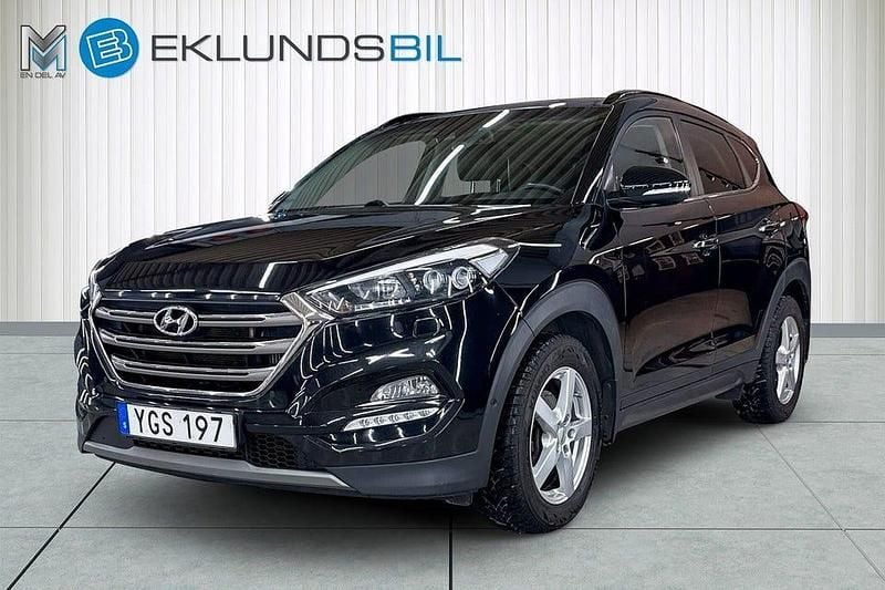 Svart Begagnad 2016 Hyundai Tucson Premium SUV | 154 900 kr (Marknadspris) - Bild 1/4