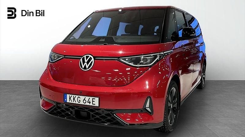 Begagnad VW ID. Buzz GTX 250 kW (340 HK) 2025 Röd Minibuss