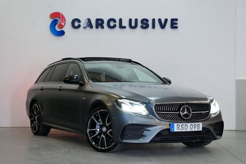 Grå Begagnad 2018 Mercedes E43 AMG AMG Sedan | 399 900 kr (Marknadspris) - Bild 1/3