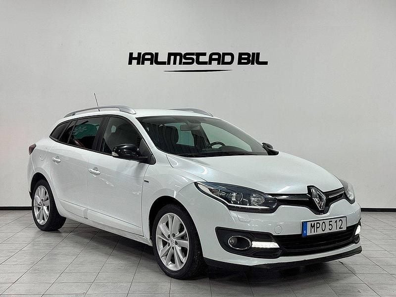Vit Begagnad 2014 Renault Mégane GrandTour LIMITED Kombi | 74 500 kr (Marknadspris) - Bild 1/4