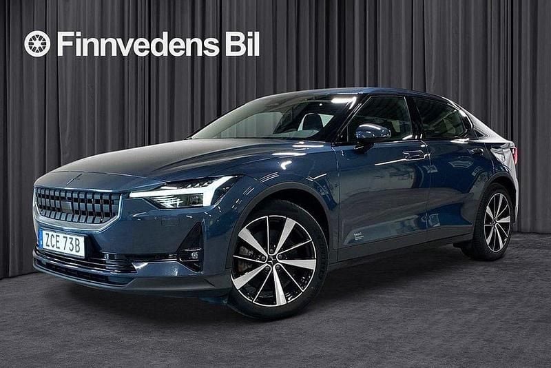 Mörkblå Begagnad 2021 Polestar 2 Pilot Sedan | 359 000 kr (Marknadspris) - Bild 1/4