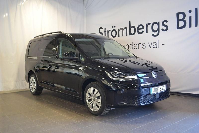 Svart Ny 2025 VW Caddy Maxi Minibuss | 543 393 kr (Lite dyr) - Bild 1/4