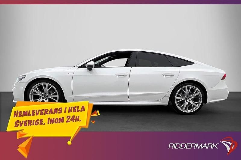 Begagnad Audi A7 S-Line 231 HK (169 kW) 2019 Vit Sedan