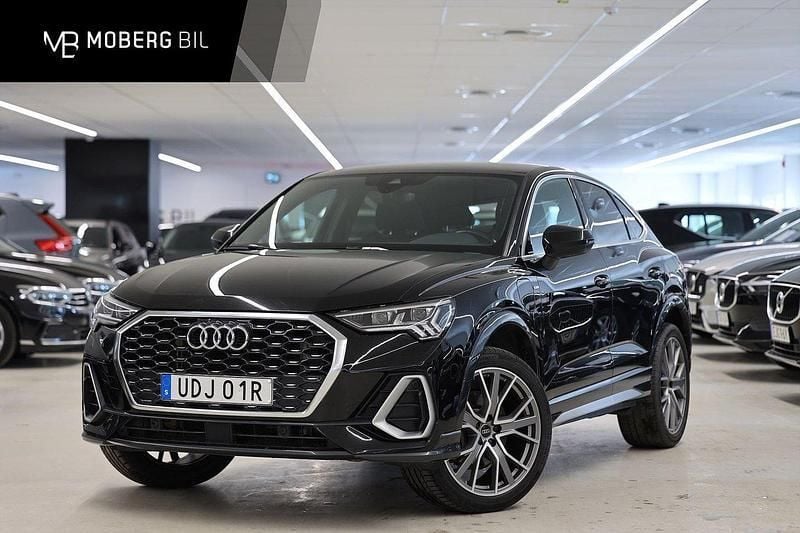 Svart Begagnad 2023 Audi Q3 Sportback S-Line SUV | 409 900 kr (Bra pris) - Bild 1/3