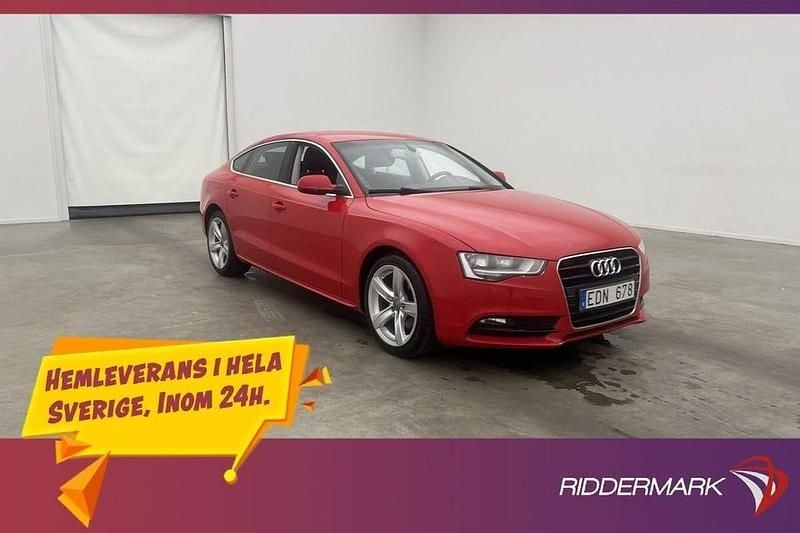 Röd Begagnad 2012 Audi A5 Sportback Comfort Halvkombi | 114 800 kr (Marknadspris) - Bild 1/3
