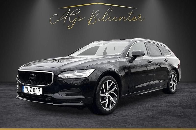 Svart Begagnad 2018 Volvo V90 Momentum Kombi | 199 900 kr (Marknadspris) - Bild 1/4