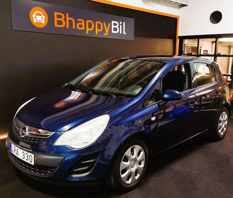 Blå Begagnad 2011 Opel Corsa Enjoy Halvkombi | 32 900 kr (Marknadspris) - Bild 1/4