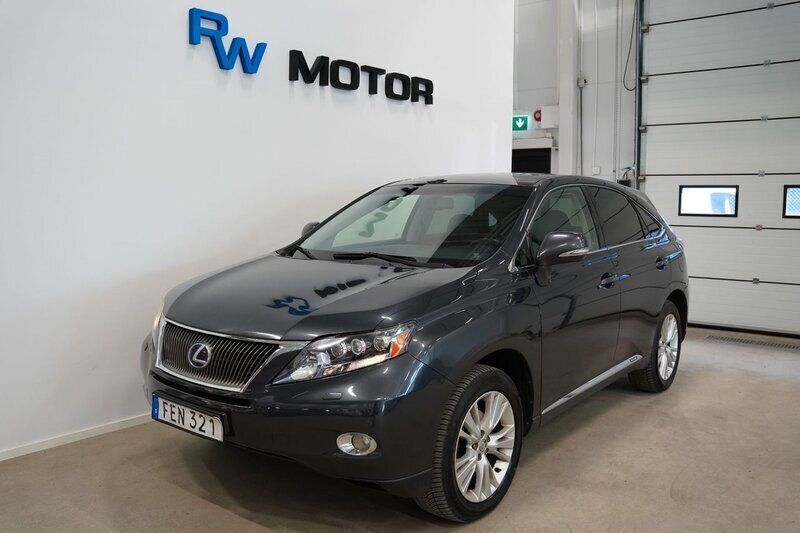 Mörkgrå (grå) Begagnad 2010 Lexus RX450h Luxury Line SUV | 119 900 kr (Marknadspris) - Bild 1/4