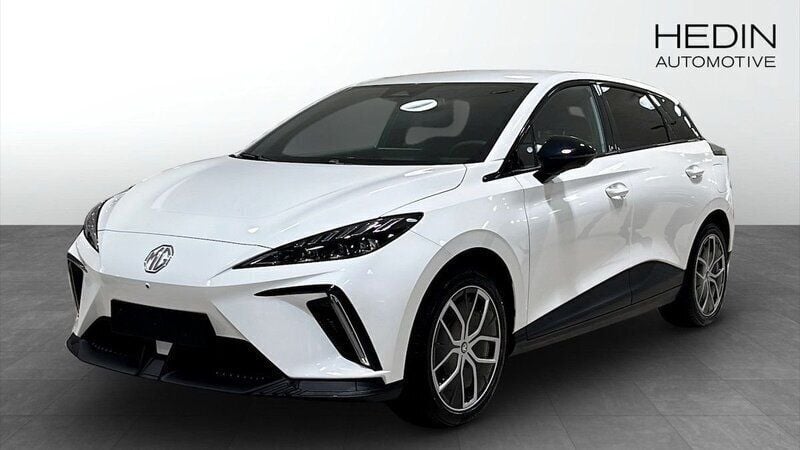 Vit (white) Begagnad 2023 MG MG4 EV Luxury Halvkombi | 334 900 kr (Bra pris) - Bild 1/4