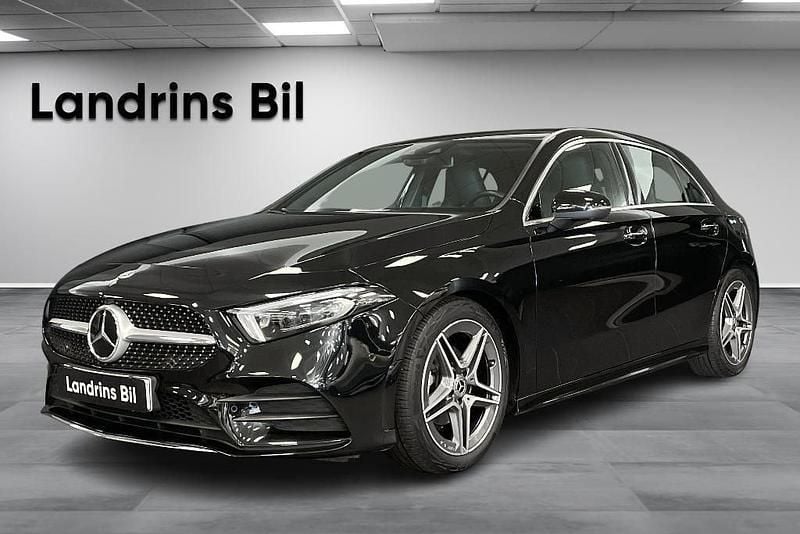 Svart Begagnad 2022 Mercedes A180 Premium Plus Halvkombi | 329 000 kr (Dyr) - Bild 1/4