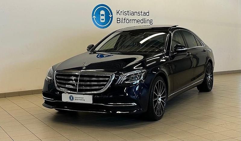 Begagnad Mercedes S350 Night 286 HK (210 kW) 2018 Mörkblå (blå) Sedan