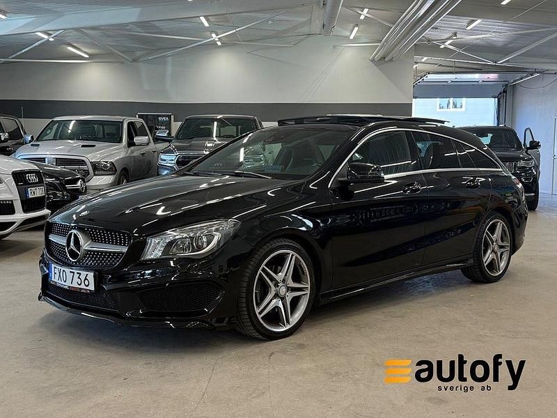 Svart Begagnad 2015 Mercedes CLA200 AMG Kombi | 179 800 kr (Marknadspris) - Bild 1/4