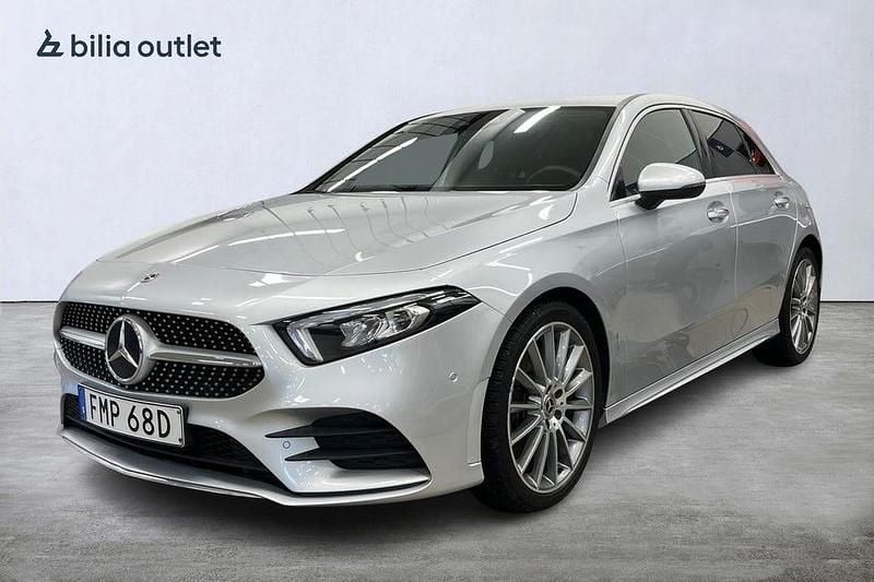 Silver Begagnad 2020 Mercedes A250 AMG Halvkombi | 279 900 kr (Marknadspris) - Bild 1/3