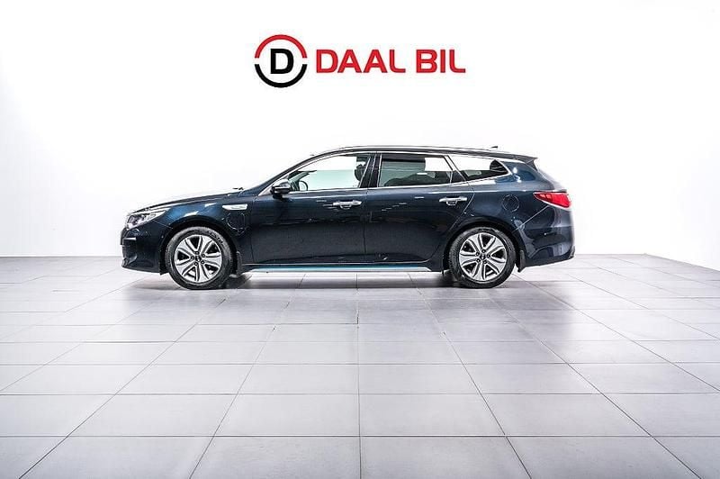 Blå Begagnad 2018 Kia Optima Hybrid Advance Sedan | 164 700 kr (Bra pris) - Bild 1/4