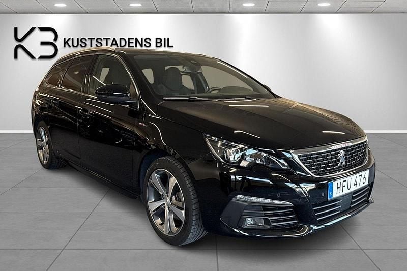 Svart Begagnad 2018 Peugeot 308 GT-line Kombi | 169 900 kr (Marknadspris) - Bild 1/4