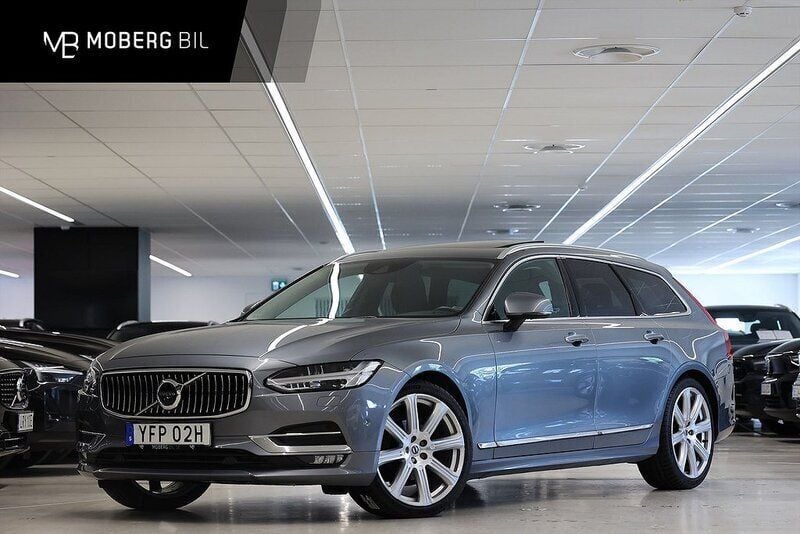 Grå Begagnad 2019 Volvo V90 Inscription Kombi | 319 900 kr (Marknadspris) - Bild 1/3