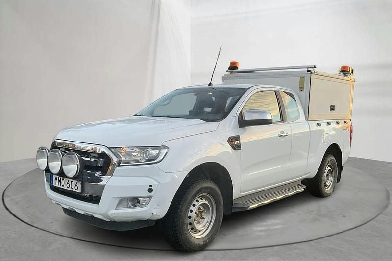 Vit Begagnad 2017 Ford Ranger Pickup | 219 000 kr (Bra pris) - Bild 1/4
